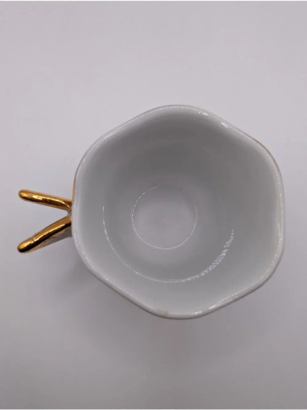 Vintage Porcelain Butterfly Demitasse Tea Cup & Saucer Set by Baum Brothers